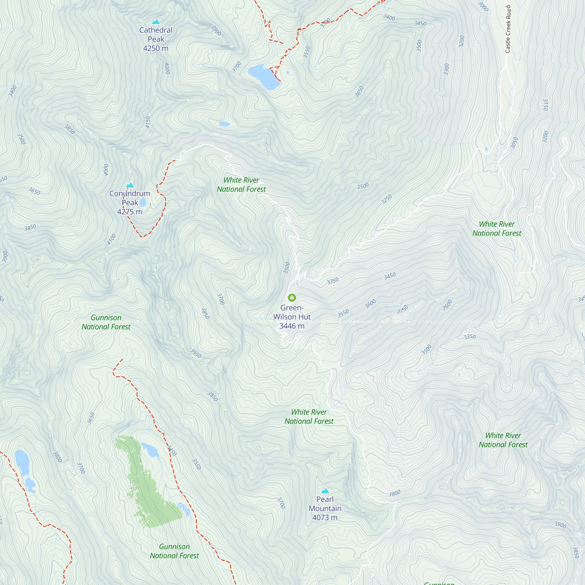 Tagert Hut map