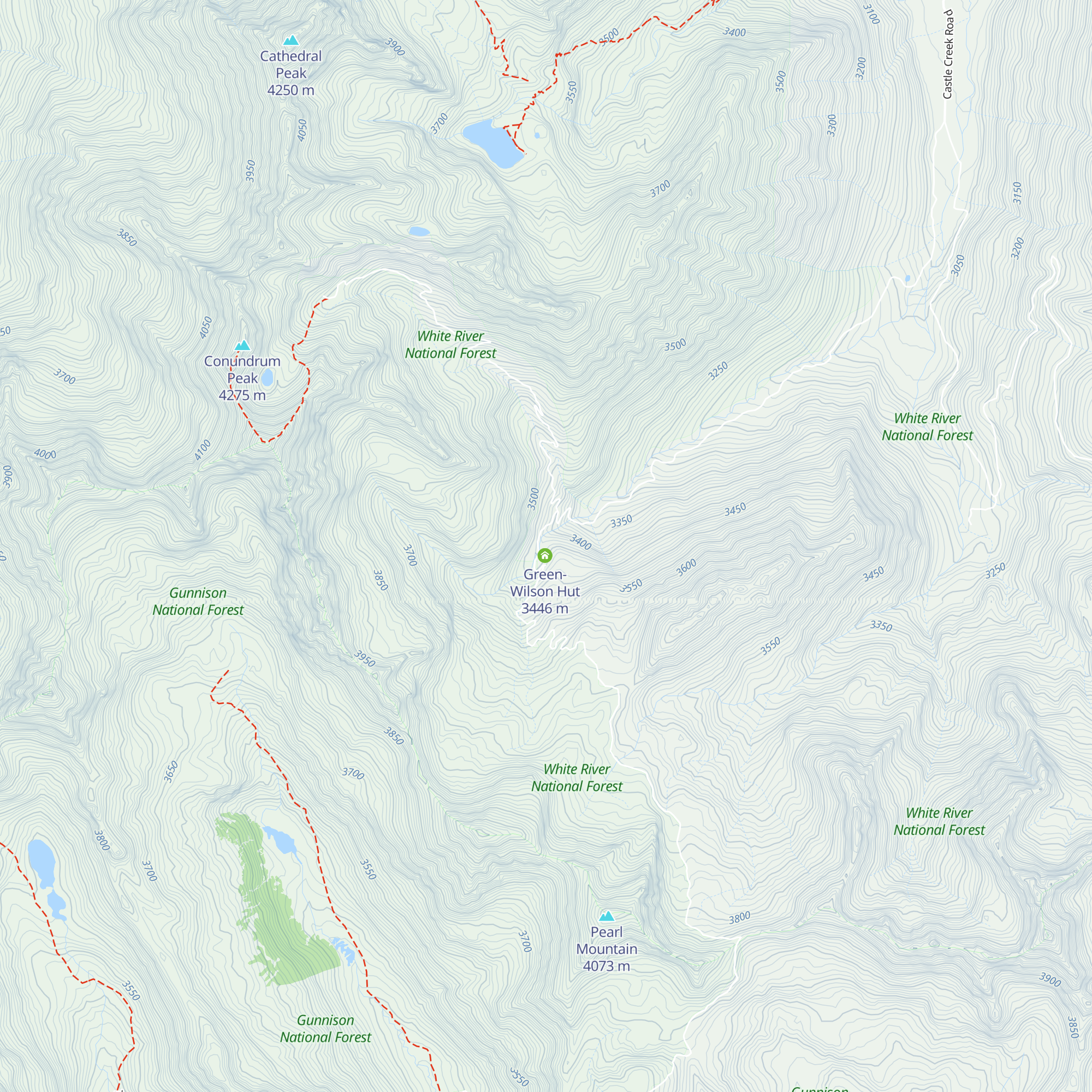 Tagert Hut map