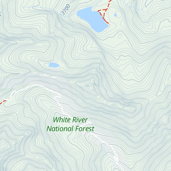 Map of Malemute Peak