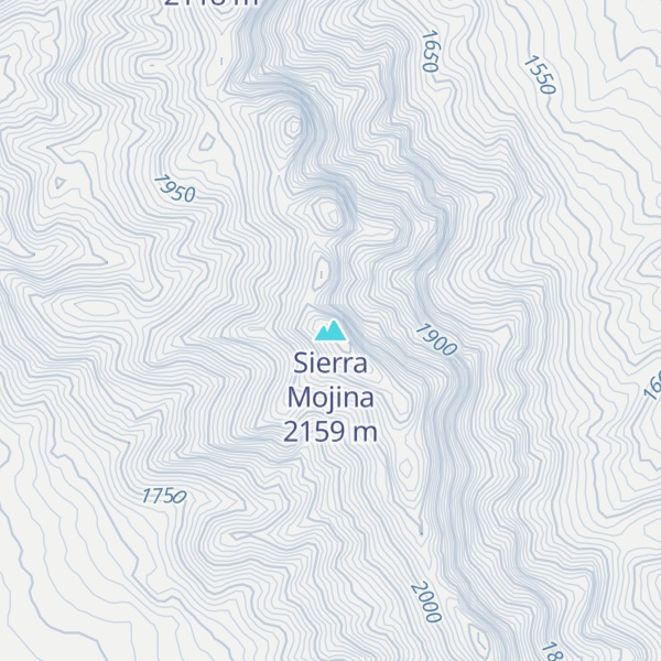 Map of Sierra Mojina