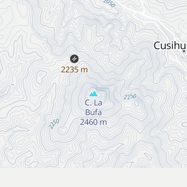 Map of C. La Bufa