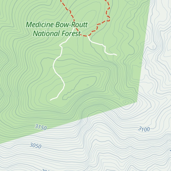 Map of Farwell Mountain