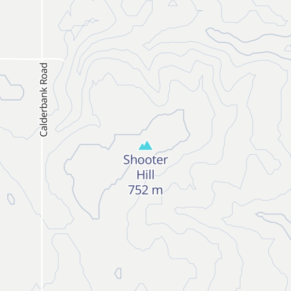 Map of Shooter Hill