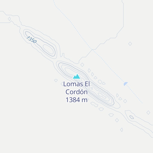 Map of Lomas El Cordón