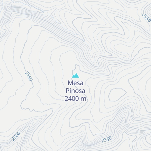 Map of Mesa Pinosa
