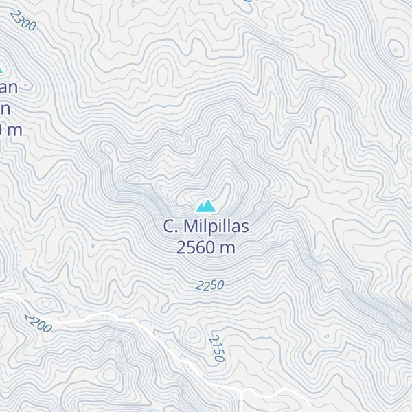 Map of C. Milpillas