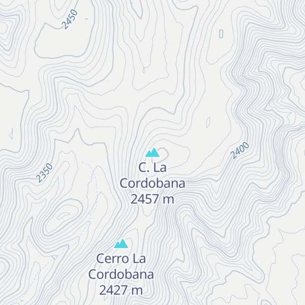 Map of C. La Cordobana