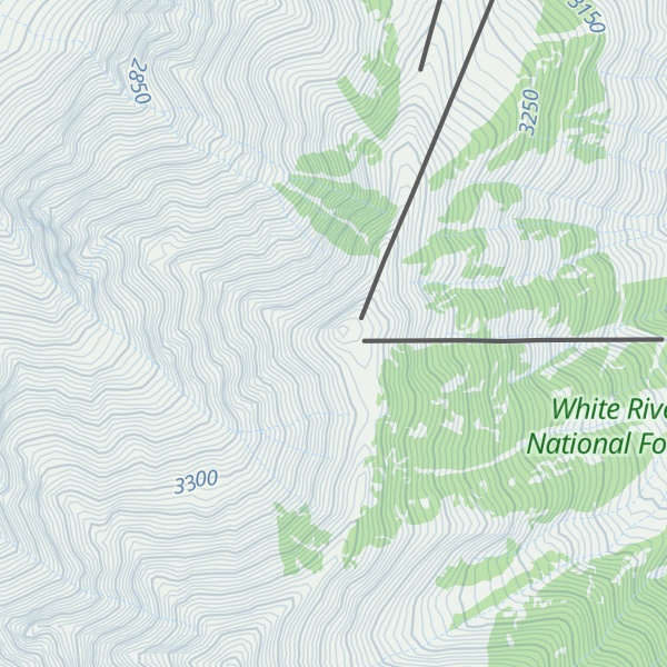 Map of Loge Peak