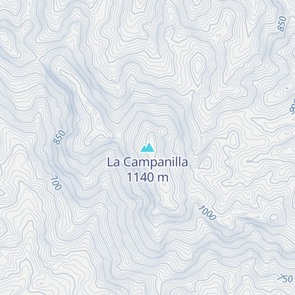Map of La Campanilla