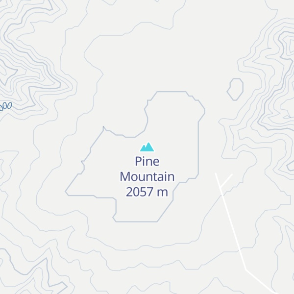 Map of Pine Mountain