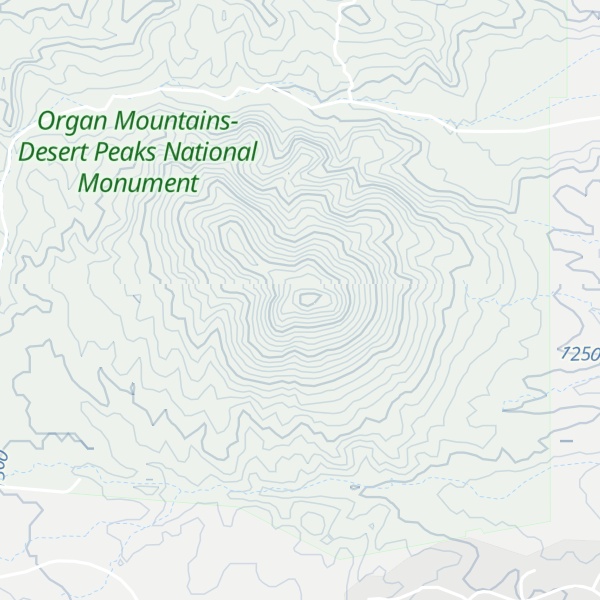 Map of Picacho Mountain