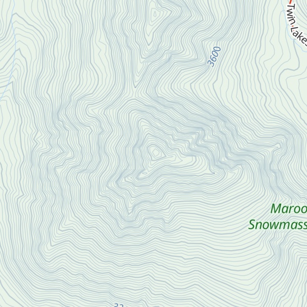 Map of Teocalli Mountain