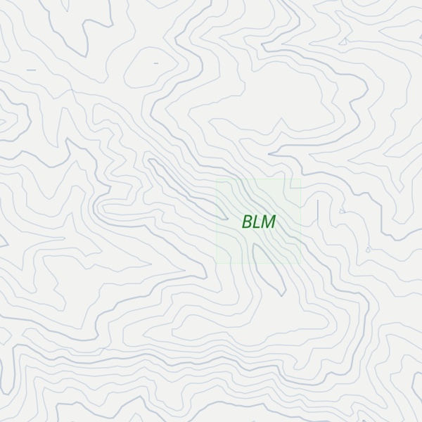 Map of Horn Mountain