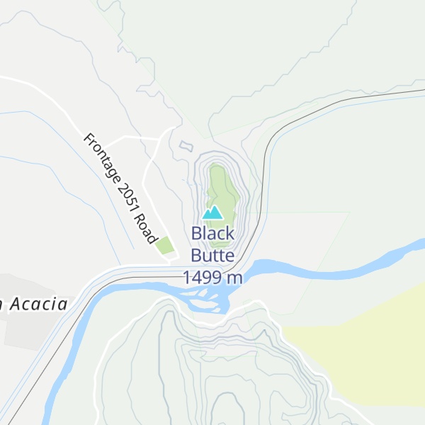 Map of Black Butte