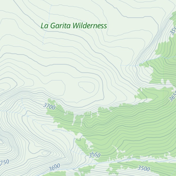 Map of Willow Mesa