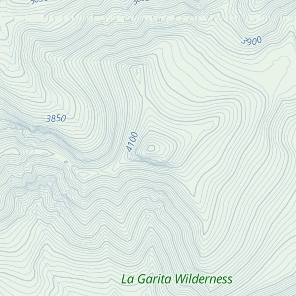 Map of Organ Mountain