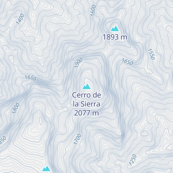 Map of Cerro de la Sierra