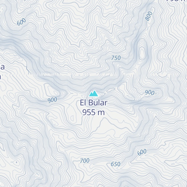 Map of El Bular