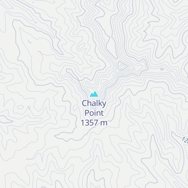 Map of Chalky Point