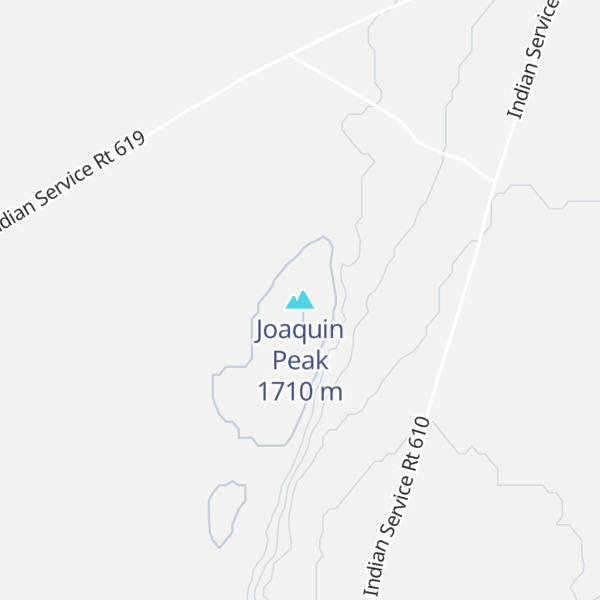 Map of Joaquin Peak