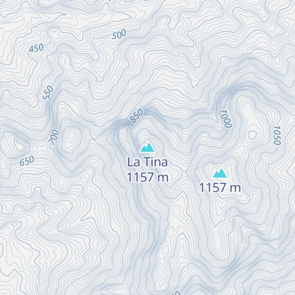 Map of La Tina
