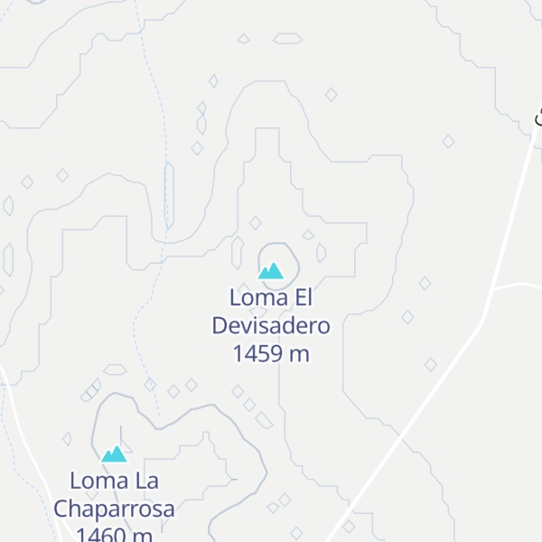 Map of Loma El Devisadero