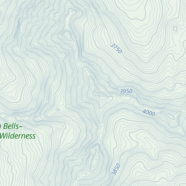 Map of White Rock Mountain
