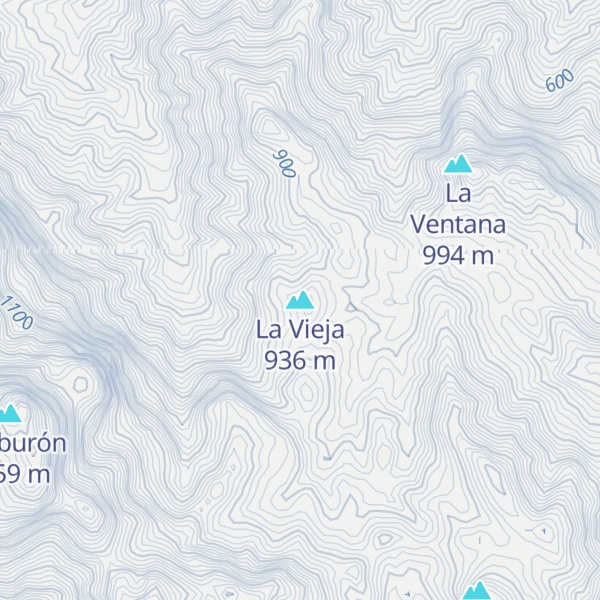 Map of La Vieja
