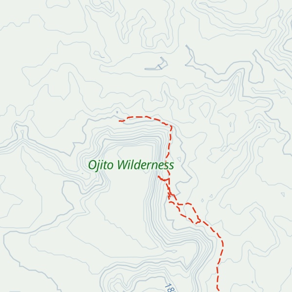 Map of Bernalillito Mesa