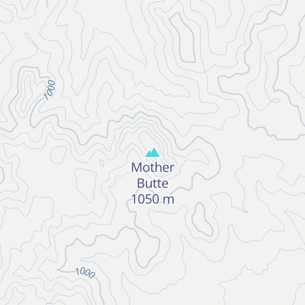 Map of Mother Butte