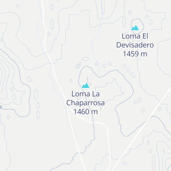Map of Loma La Chaparrosa