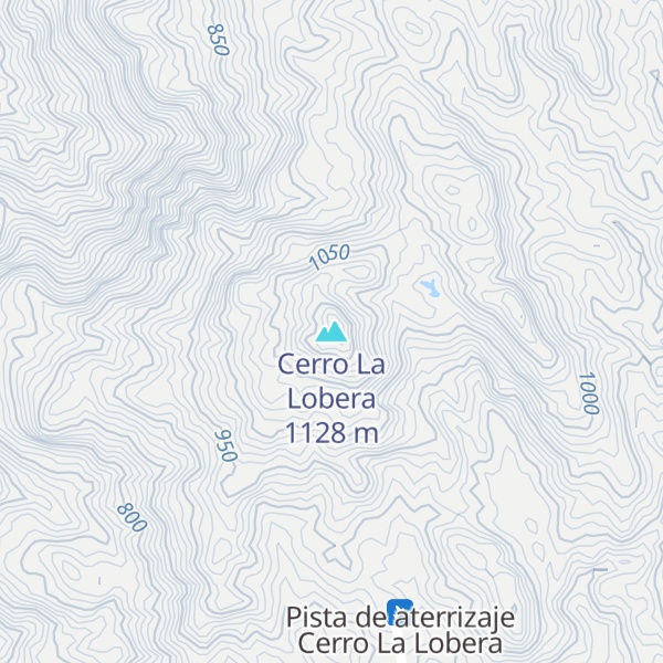 Map of Cerro La Lobera