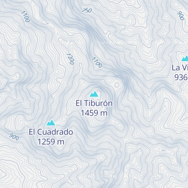 Map of El Tiburón
