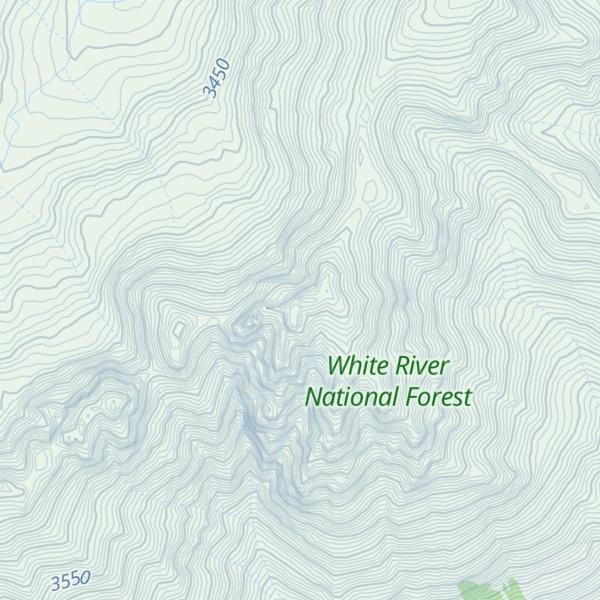 Map of Sievers Mountain
