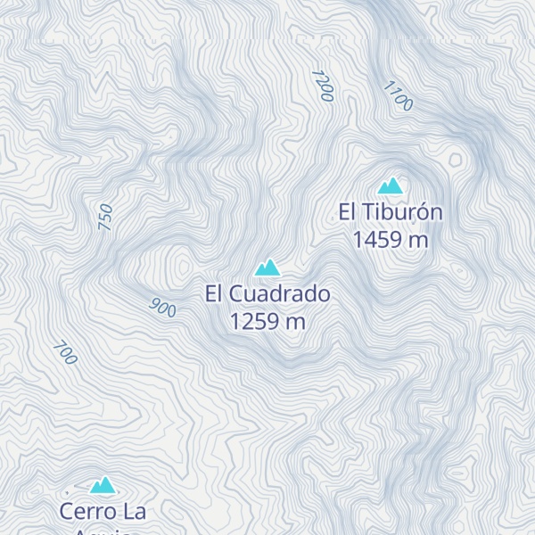 Map of El Cuadrado