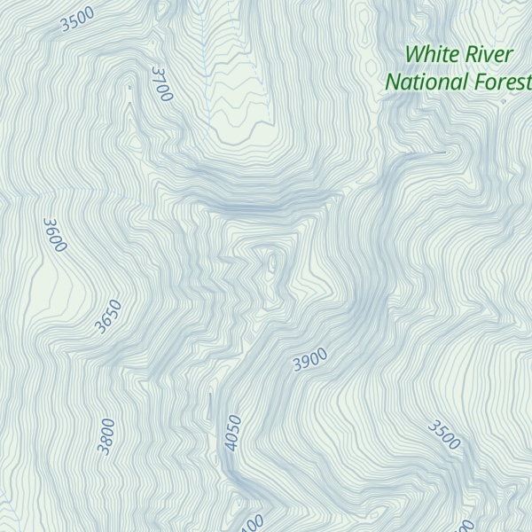 Map of Pyramid Peak