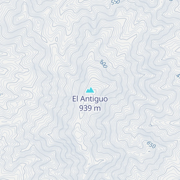 Map of El Antiguo
