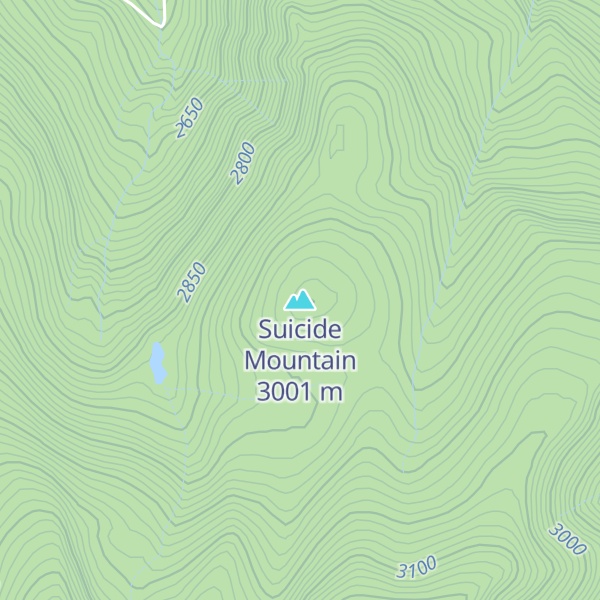 Map of Suicide Mountain