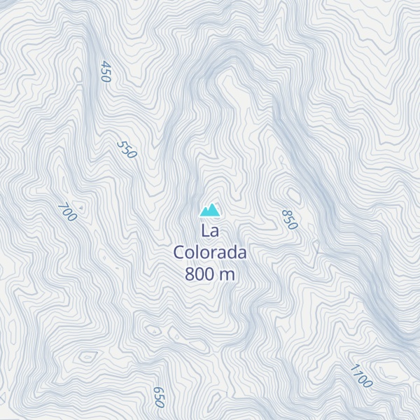 Map of La Colorada