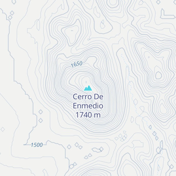 Map of Cerro De Enmedio