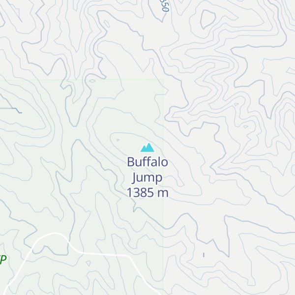 Map of Buffalo Jump