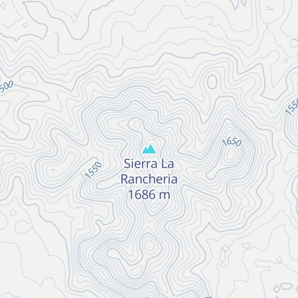 Map of Sierra La Rancheria