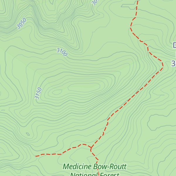 Map of Red Mountain