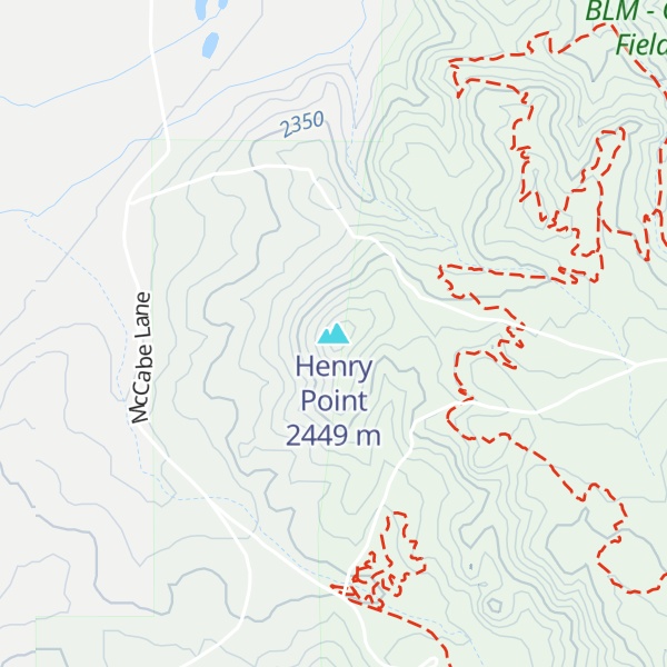 Map of Henry Point