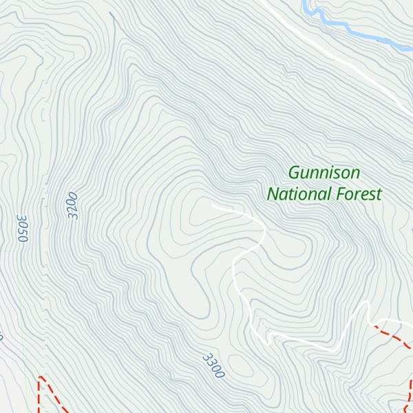 Map of Snodgrass Mountain