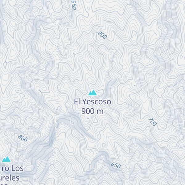 Map of El Yescoso