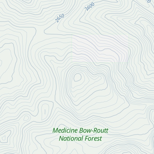 Map of Picket Mountain