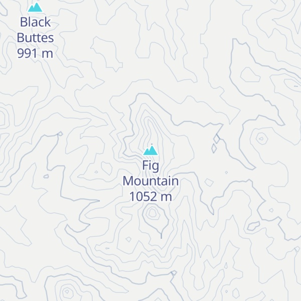 Map of Fig Mountain