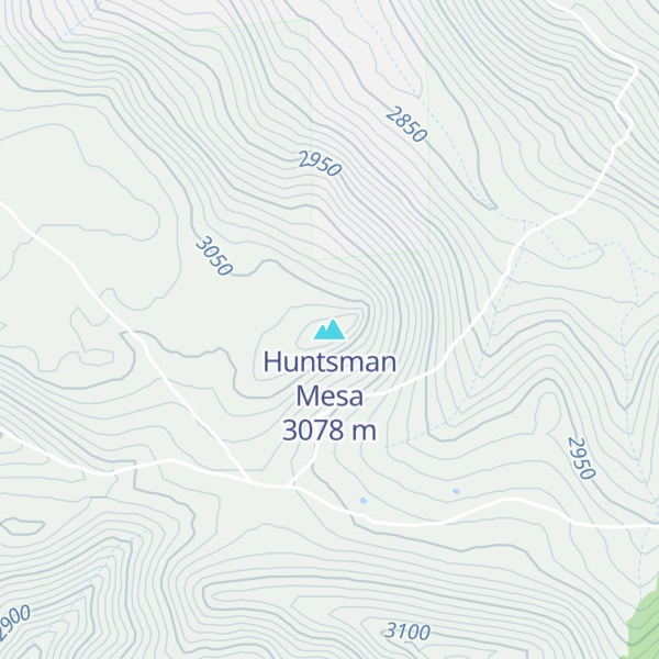 Map of Huntsman Mesa