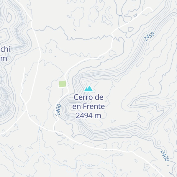 Map of Cerro de en Frente